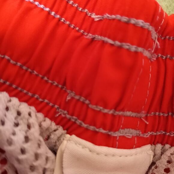 Speedo Mens Swim Trunks XL Red Elastic Waist Draw String Pockets Surfing Shorts. - Picture 4 of 10